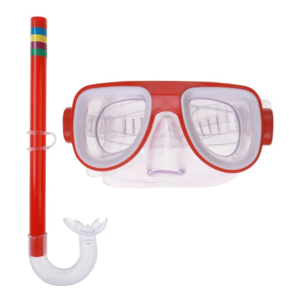 Óculos de Natação Infantil Ajustável – Máscara + Snorkel e Mergulho para Meninos e Meninas