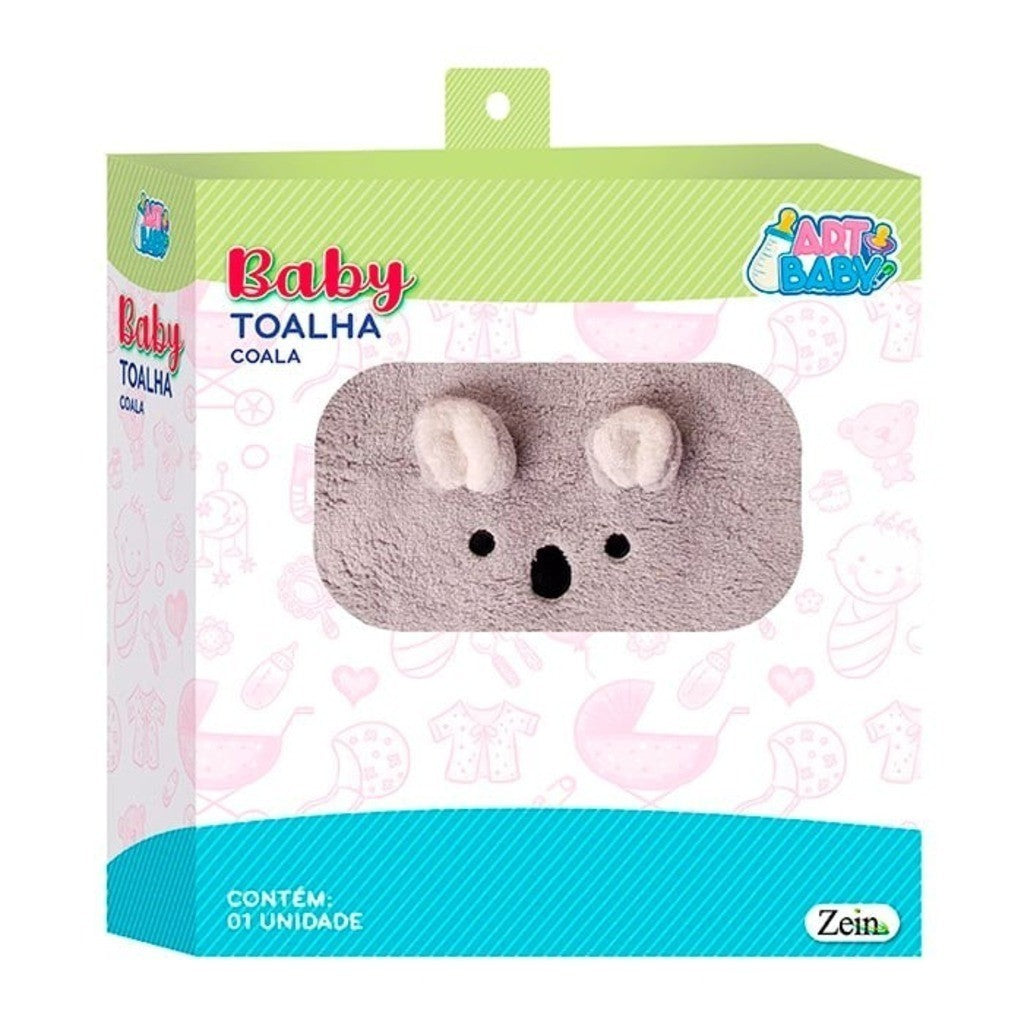 Toalhinhas Infantis Super Macias – Panda Gato Coala - Toque Aveludado e Confortável