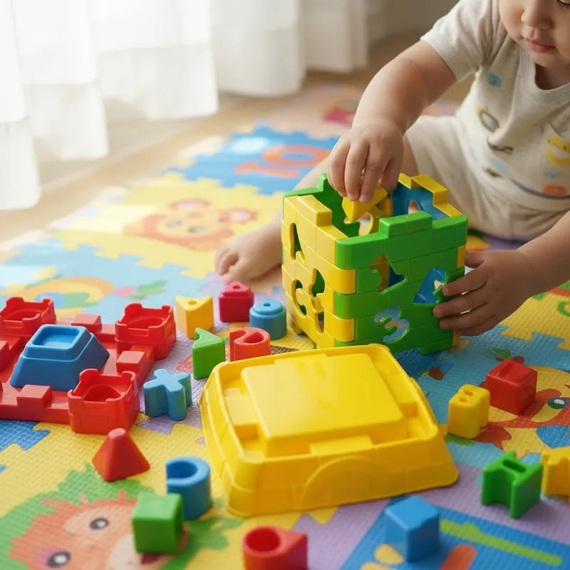 Castelinho Didático Infantil – Brinquedo Educativo com Letras e Números para Desenvolvimento