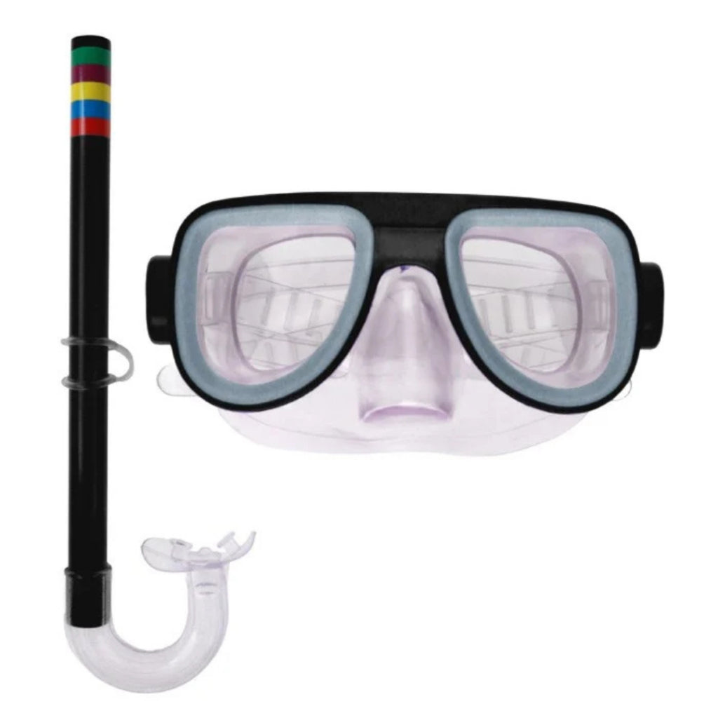 Óculos de Natação Infantil Ajustável – Máscara + Snorkel e Mergulho para Meninos e Meninas