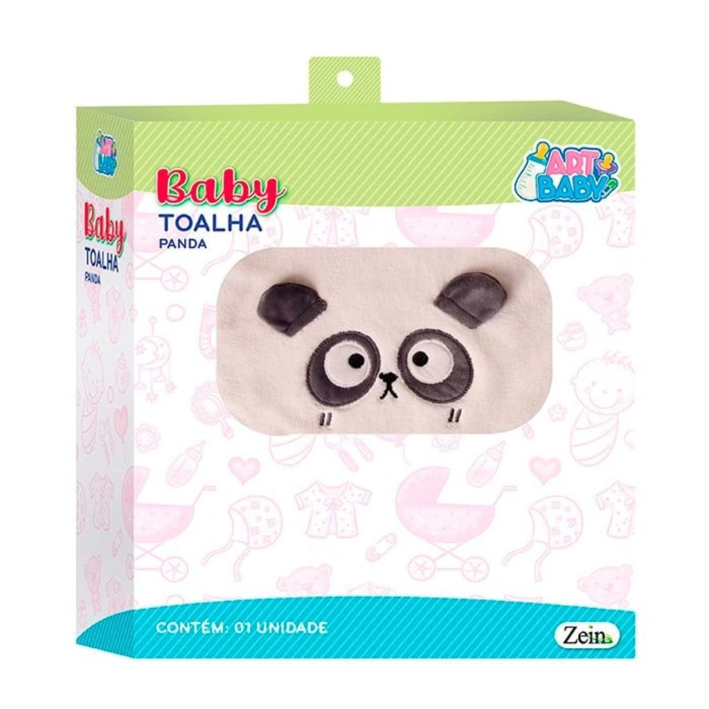 Toalhinhas Infantis Super Macias – Panda Gato Coala - Toque Aveludado e Confortável