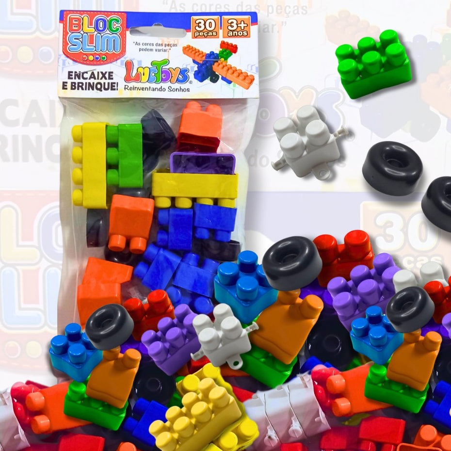 Kit Blocos de Montar  150 Peças Educativo Infantil – Criatividade e Aprendizado