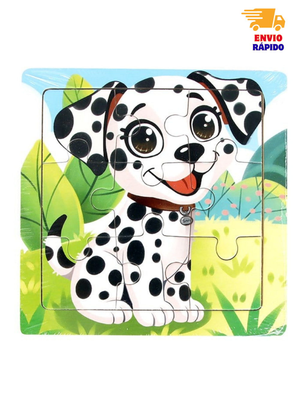 Kit 5 Quebra-Cabeças Animais Sortidos – Jogo Educativo Infantil em MDF (45 peças no total)