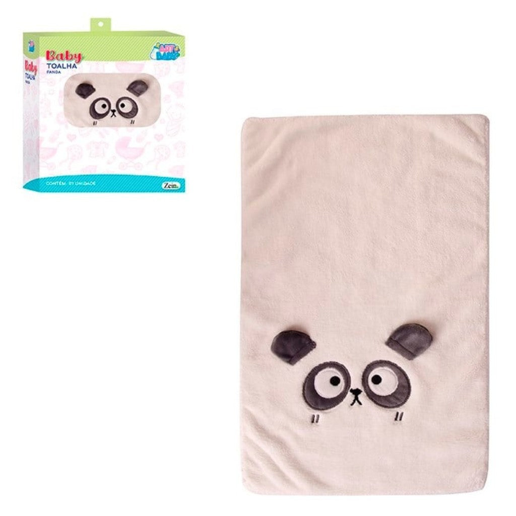 Toalhinhas Infantis Super Macias – Panda Gato Coala - Toque Aveludado e Confortável