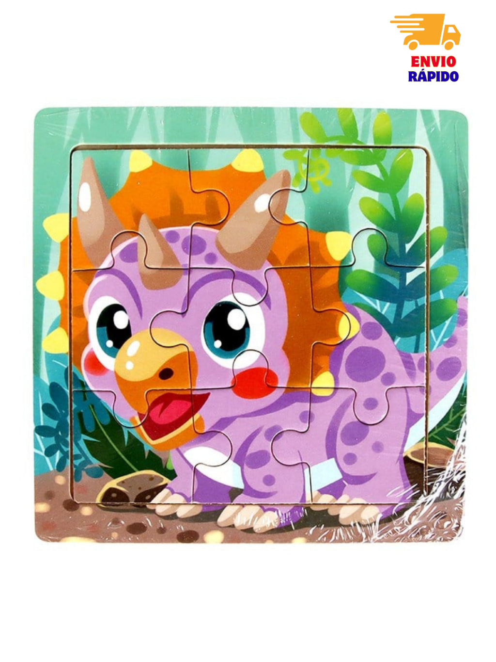 Quebra-Cabeça Infantil em MDF 11cm – Educativas, Coloridas e Seguras para Crianças 3 - 5 anos