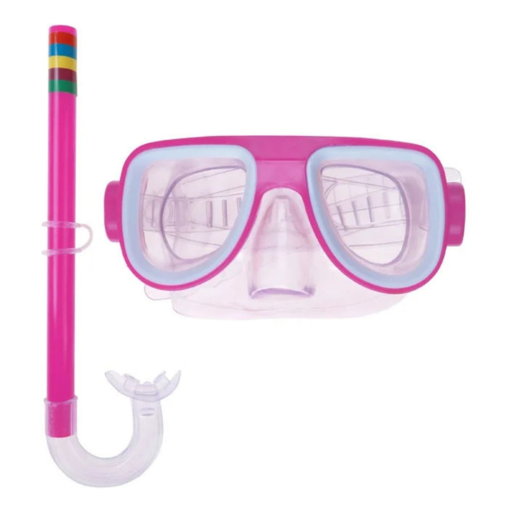 Óculos de Natação Infantil Ajustável – Máscara + Snorkel e Mergulho para Meninos e Meninas