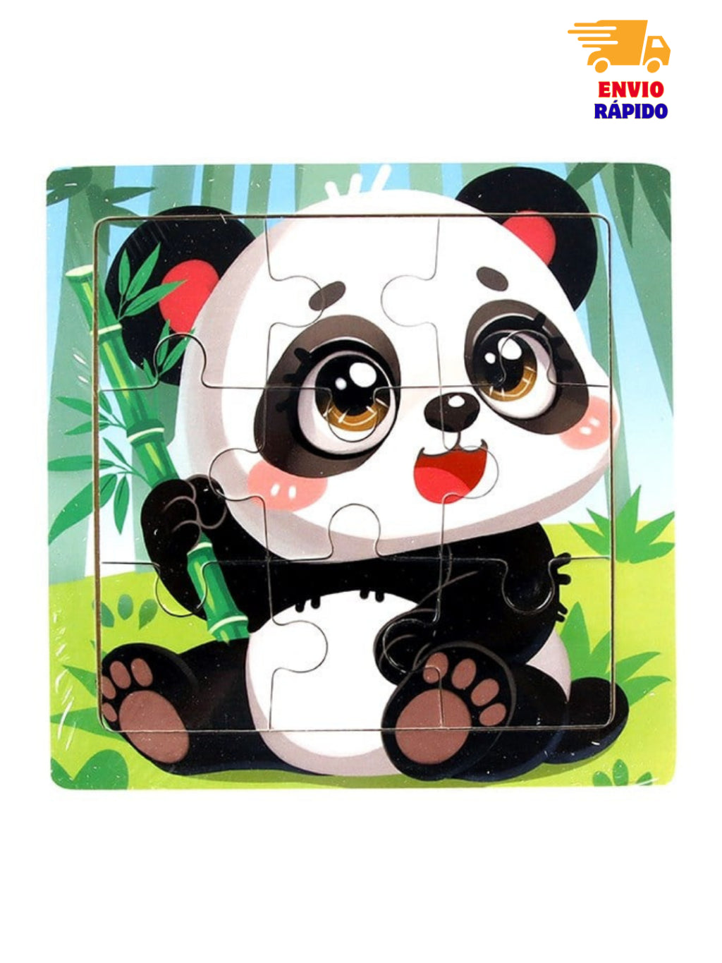 Quebra-Cabeça Infantil em MDF 11cm – Educativas, Coloridas e Seguras para Crianças 3 - 5 anos