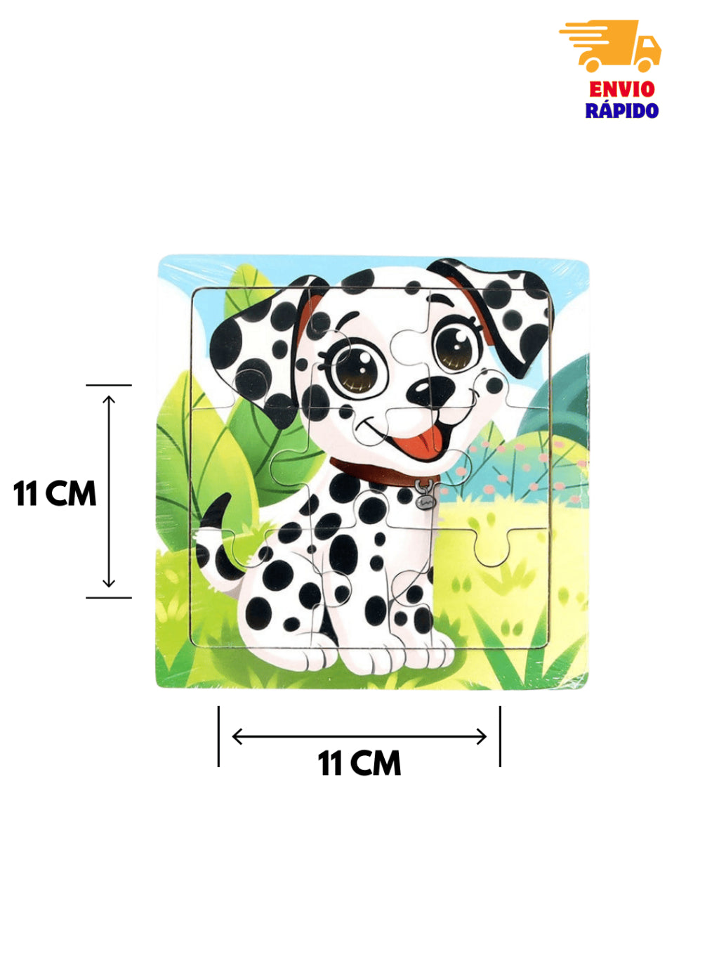 Kit 5 Quebra-Cabeças Animais Sortidos – Jogo Educativo Infantil em MDF (45 peças no total)