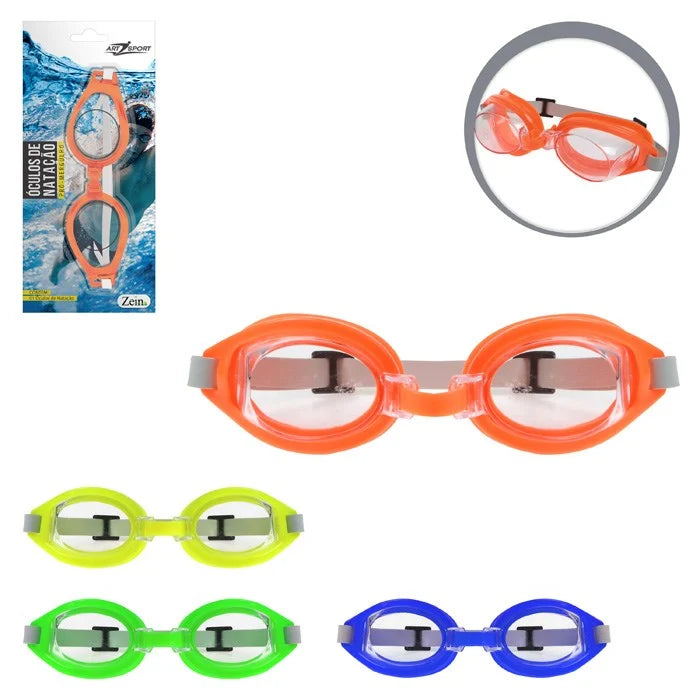 Óculos de Natação Infantil Ajustável – Óculos de Piscina e Mergulho para Meninos e Meninas