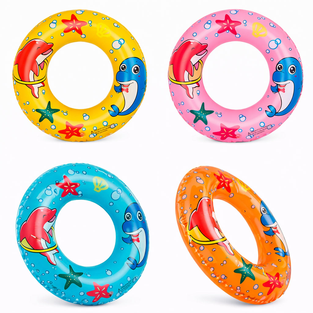 Bóias Infantil Infláveis Para Piscina Praia Verão Circular Infanfil  44cm