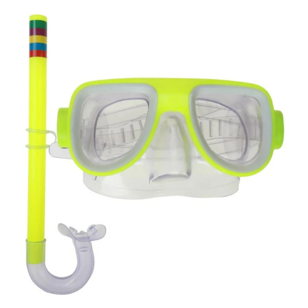 Óculos de Natação Infantil Ajustável – Máscara + Snorkel e Mergulho para Meninos e Meninas