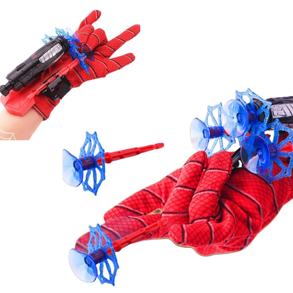 Lançador de Teia do Homem-Aranha – Luva Infantil + Dardos Brinquedo e Acessórios para Meninos