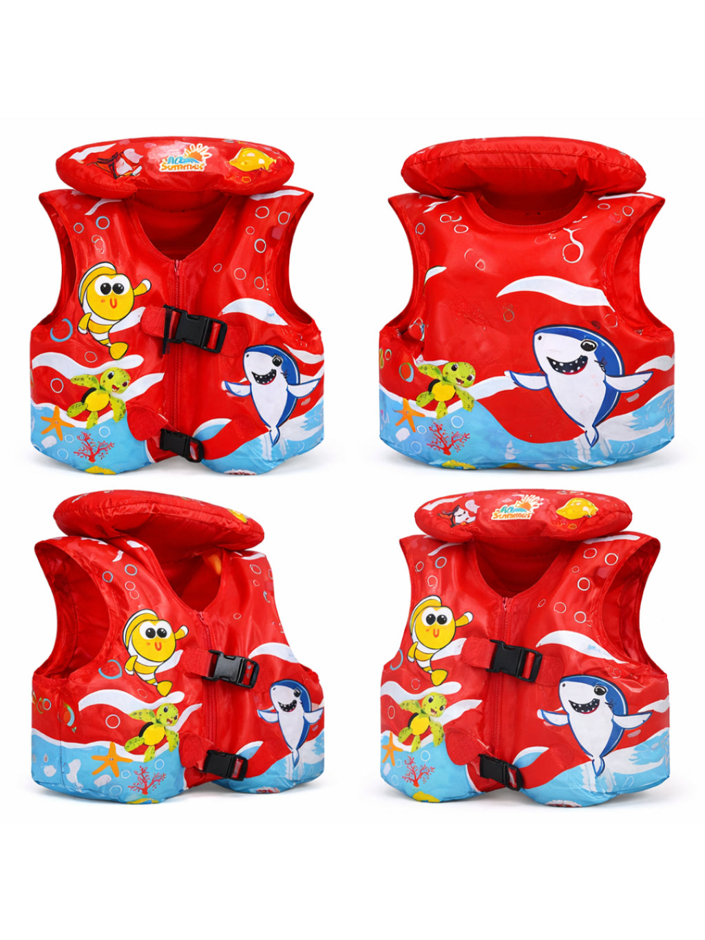 Colete De Natação infantil Com Estampa , Terno Inflável Praia/ Piscina Diversão