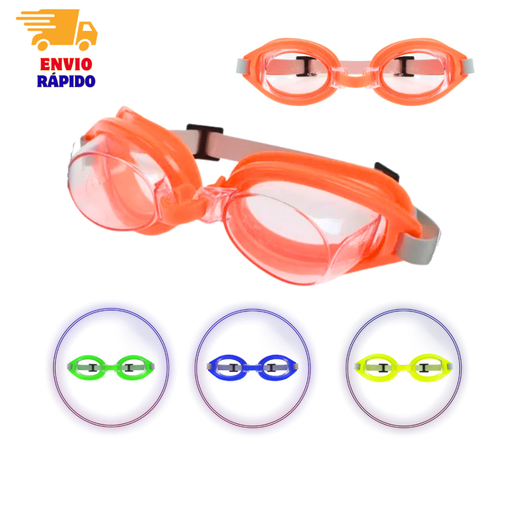 Kit Verão Infantil Piscina Praia – Colete Inflável + Boia Circular 44cm + Óculos de Natação