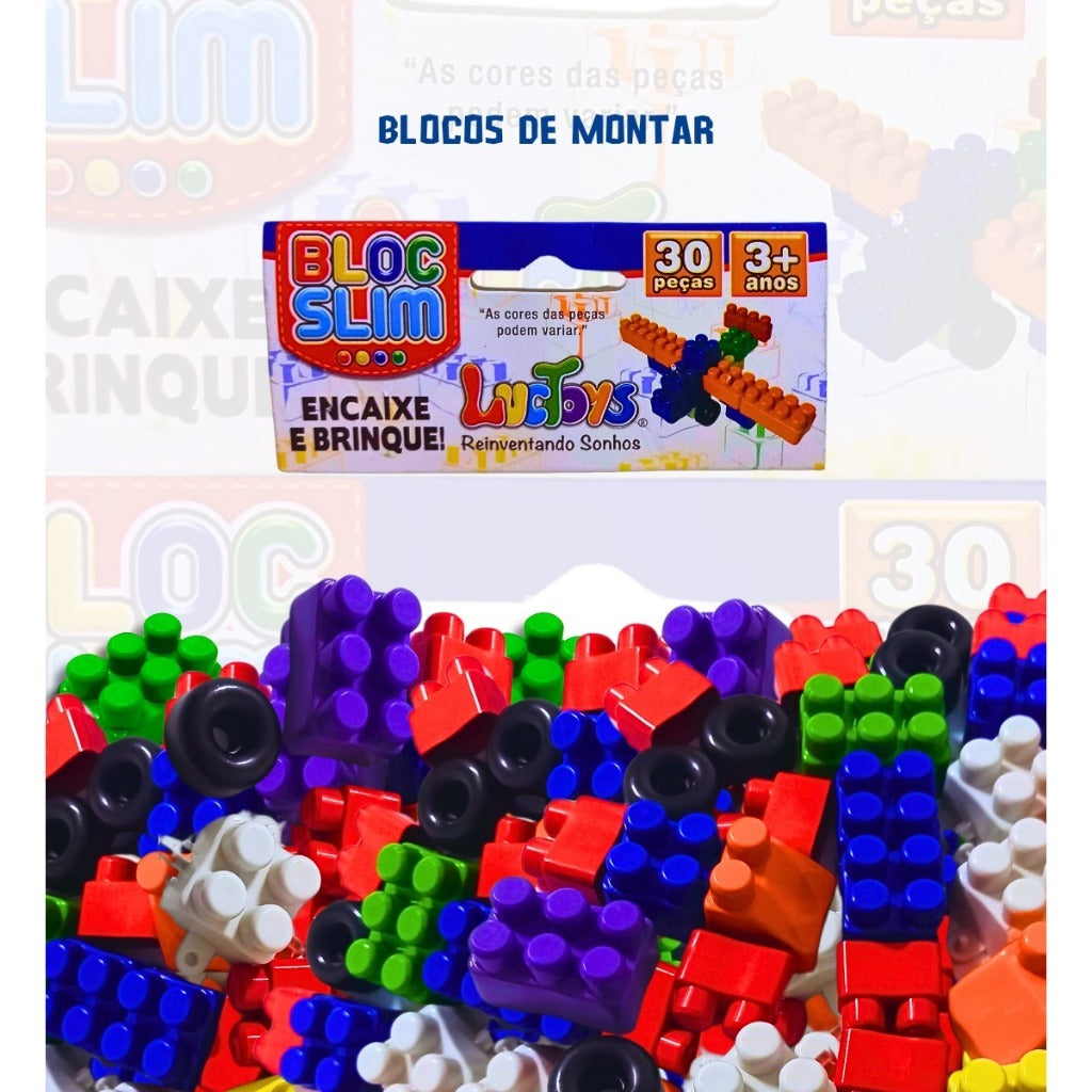 Kit Blocos de Montar  150 Peças Educativo Infantil – Criatividade e Aprendizado